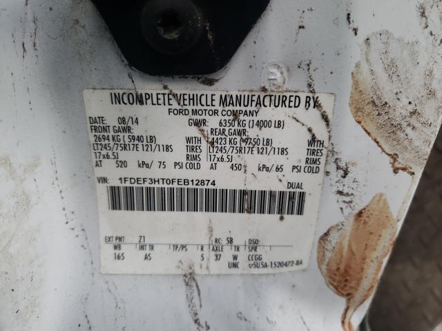 2015 FORD F350 1FDEF3HT0FEB12874
