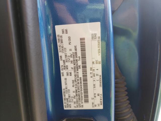 1FTEW1EF5GKE06099 Ford F150 Super 2016. Фото: 9
