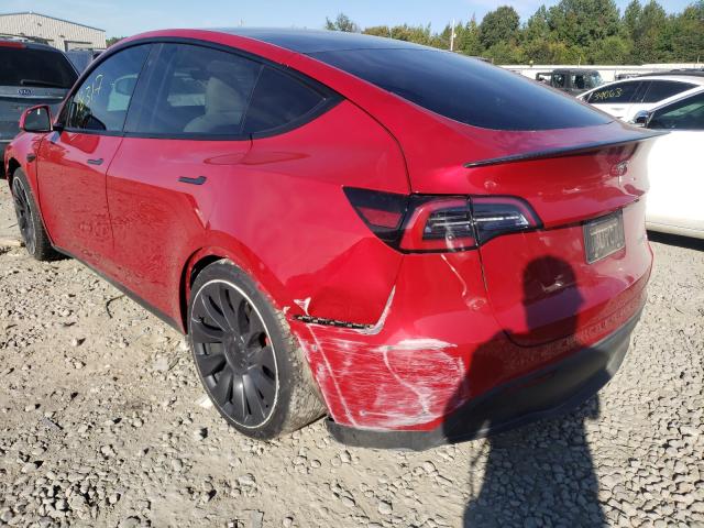 2020 TESLA MODEL Y 5YJYGDEF4LF017487