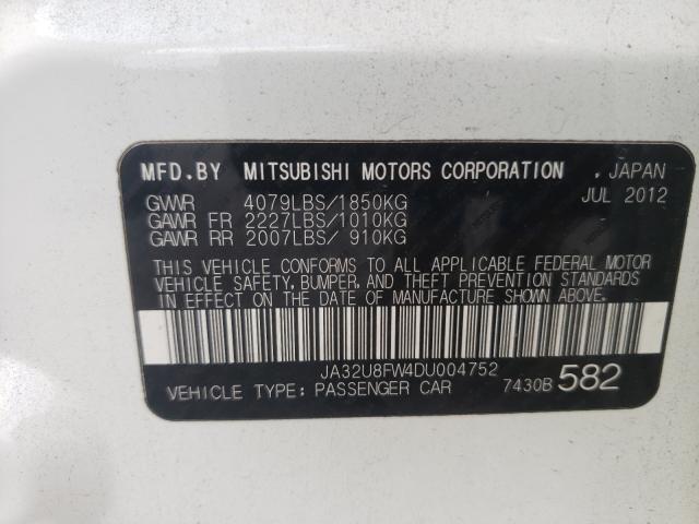 2013 MITSUBISHI LANCER GT JA32U8FW4DU004752