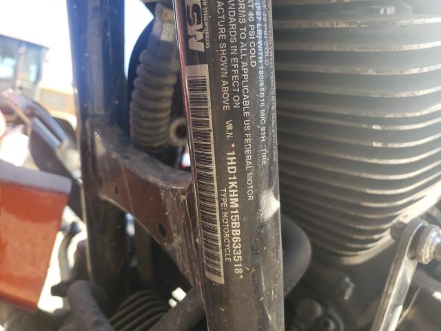 2011 HARLEY-DAVIDSON FLTRX 1HD1KHM15BB633518