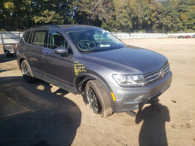 Salvage cars for sale at Austell, GA auction: 2021 Volkswagen Tiguan SE