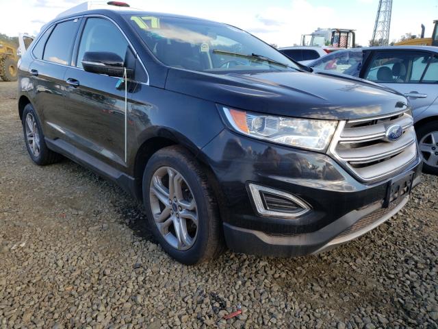 Salvage cars for sale from Copart Windsor, NJ: 2017 Ford Edge Titanium