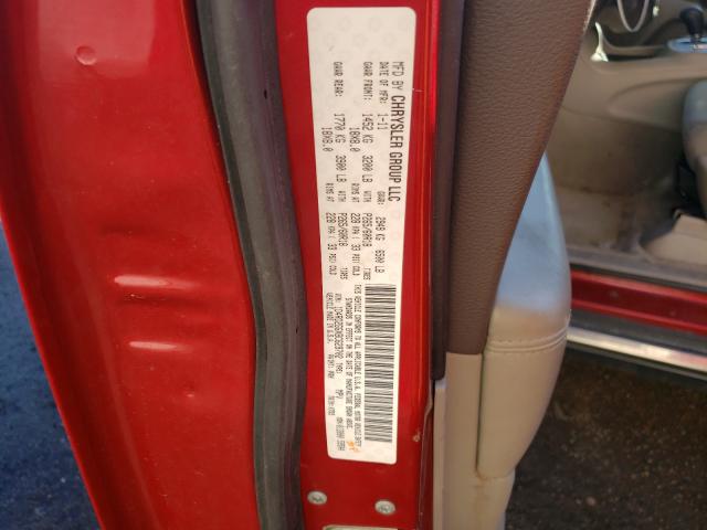2011 DODGE DURANGO EX 1D4RD2GGXBC629702