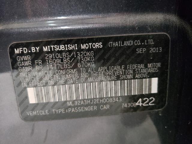 2014 MITSUBISHI MIRAGE DE ML32A3HJ2EH008343