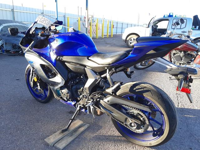 2022 YAMAHA YZFR7 JYARM38E9NA000671