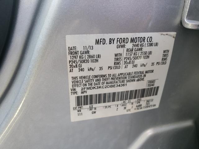 2FMDK3KC2DBE34361 Ford Edge Limit 2013. Фото: 9