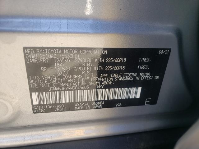 2021 TOYOTA RAV4 PRIME JTMAB3FV9MD045603