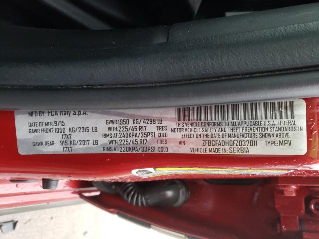 2015 FIAT 500L TREKK ZFBCFADH0FZ037011