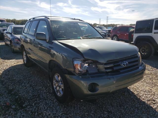 Salvage cars for sale at Memphis, TN auction: 2006 Toyota Highlander
