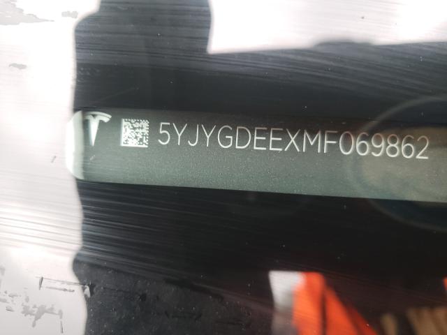 2021 TESLA MODEL Y 5YJYGDEEXMF069862