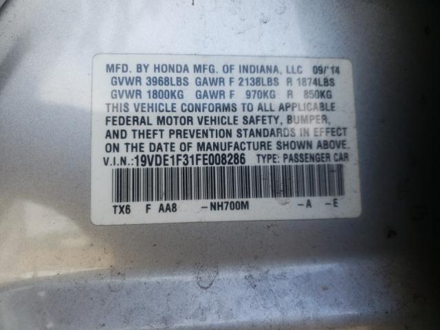2015 ACURA ILX 20 19VDE1F31FE008286