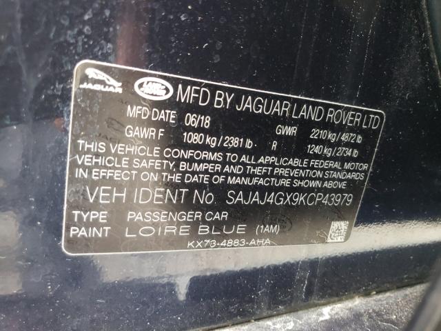 2019 JAGUAR XE PREMIUM SAJAJ4GX9KCP43979