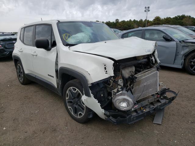 Salvage cars for sale from Copart Brookhaven, NY: 2017 Jeep Renegade S