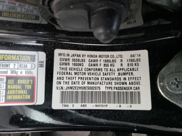 2014 HONDA INSIGHT LX JHMZE2H58ES002075