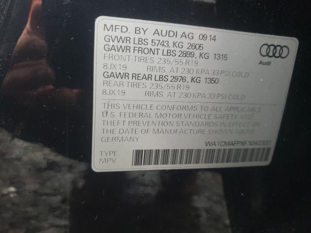 2015 AUDI Q5 TDI PRE WA1CMAFPXFA042331
