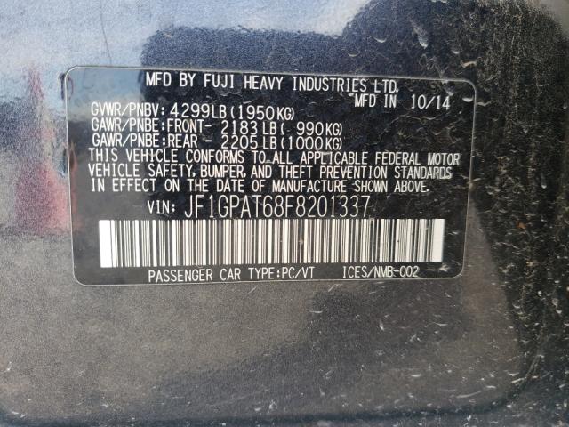 2015 SUBARU IMPREZA SE JF1GPAT68F8201337