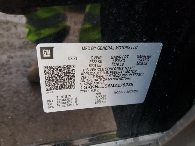 2021 GMC ACADIA AT4 1GKKNLLS6MZ178235