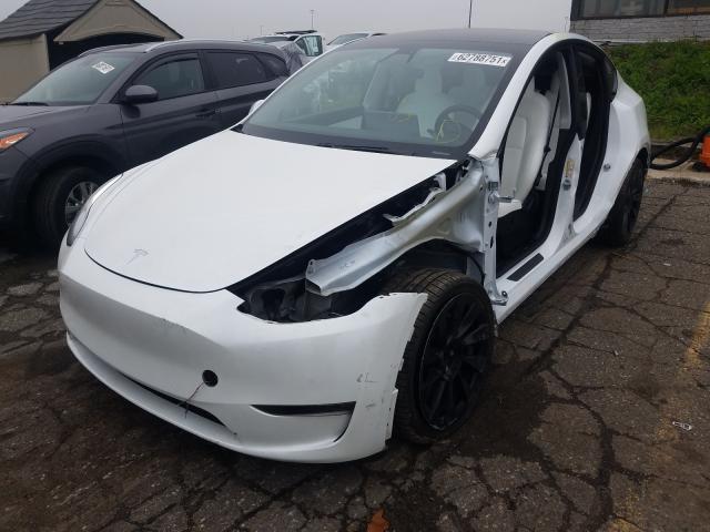 2020 TESLA MODEL Y 5YJYGDEE2LF034294
