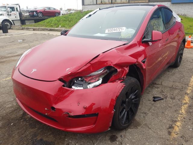 2020 TESLA MODEL Y 5YJYGDEE2LF049054