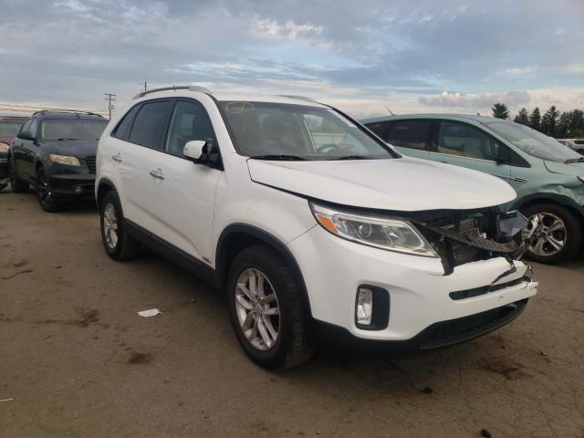 Salvage cars for sale from Copart Pennsburg, PA: 2015 KIA Sorento LX