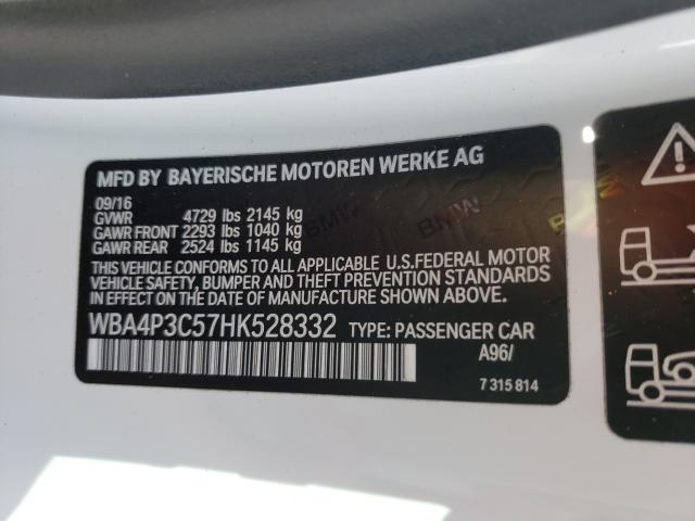 2017 BMW 440XI WBA4P3C57HK528332
