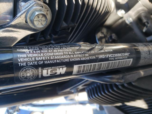 2019 HARLEY-DAVIDSON FLHT 1HD1FVC2XKB672442