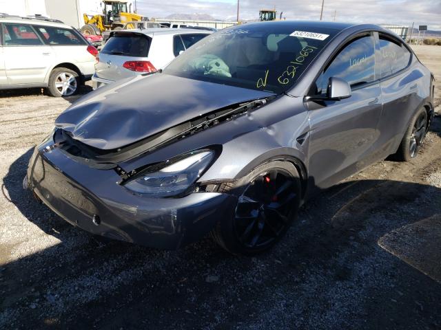 2021 TESLA MODEL Y 5YJYGDEF1MF252575