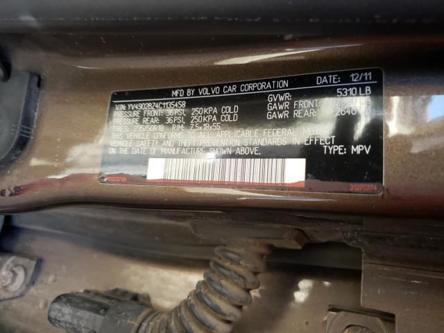2012 VOLVO XC70 T6 YV4902BZ4C1135458