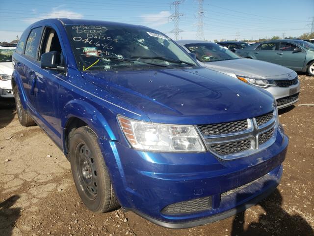 Salvage cars for sale from Copart Elgin, IL: 2015 Dodge Journey SE