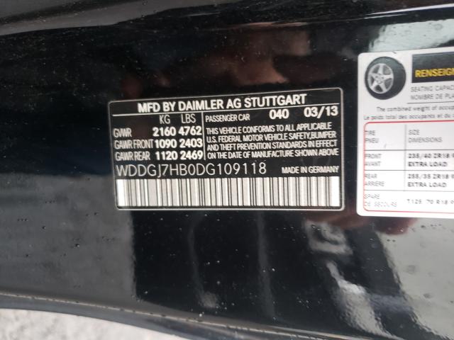 2013 MERCEDES-BENZ C 63 AMG WDDGJ7HB0DG109118