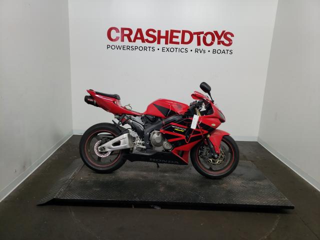 Salvage motorcycles for sale at Ham Lake, MN auction: 2006 Honda CBR600 RR