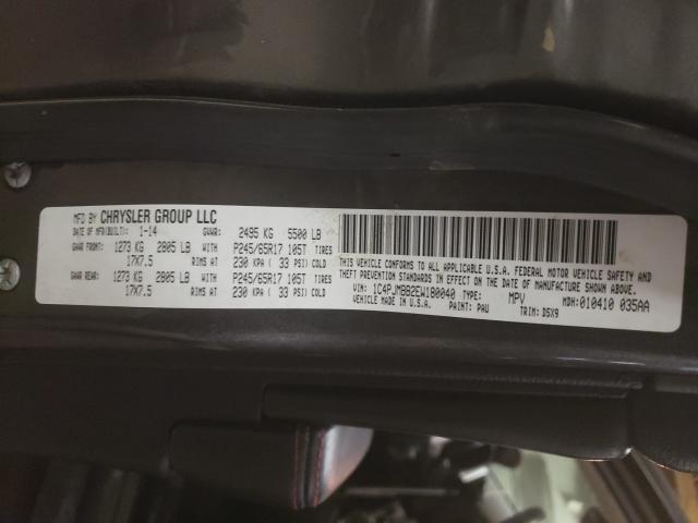 1C4PJMBB2EW180040 Jeep Cherokee Trailhawk