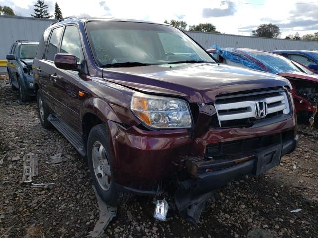 Salvage cars for sale from Copart Cudahy, WI: 2008 Honda Pilot SE