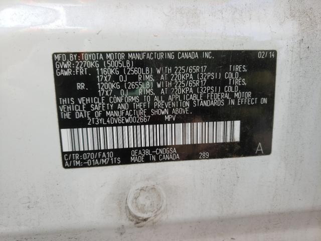 2014 TOYOTA RAV4 EV 2T3YL4DV6EW002667