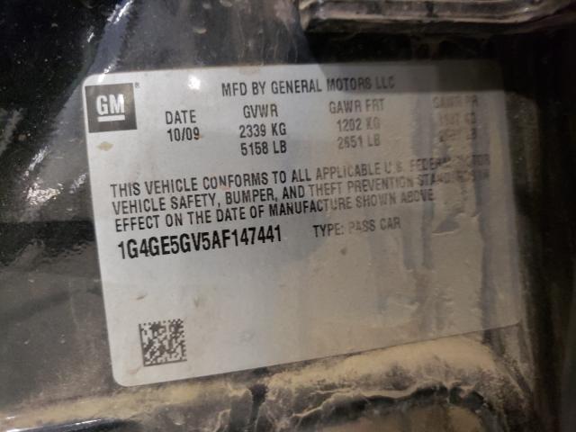 2010 BUICK LACROSSE C 1G4GE5GV5AF147441