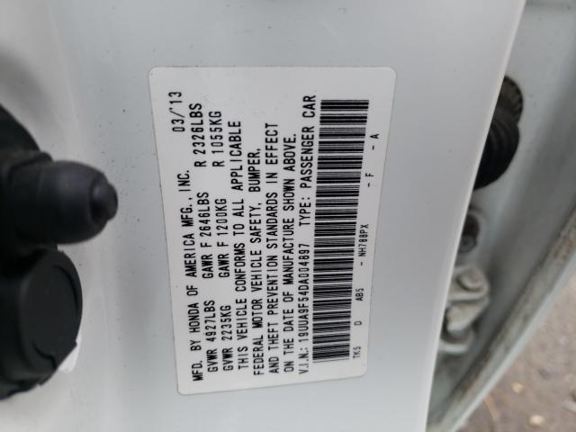2013 ACURA TL TECH 19UUA9F54DA004897