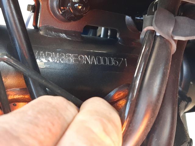 2022 YAMAHA YZFR7 JYARM38E9NA000671