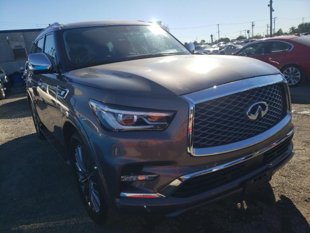 Salvage cars for sale at Los Angeles, CA auction: 2018 Infiniti QX80 Base