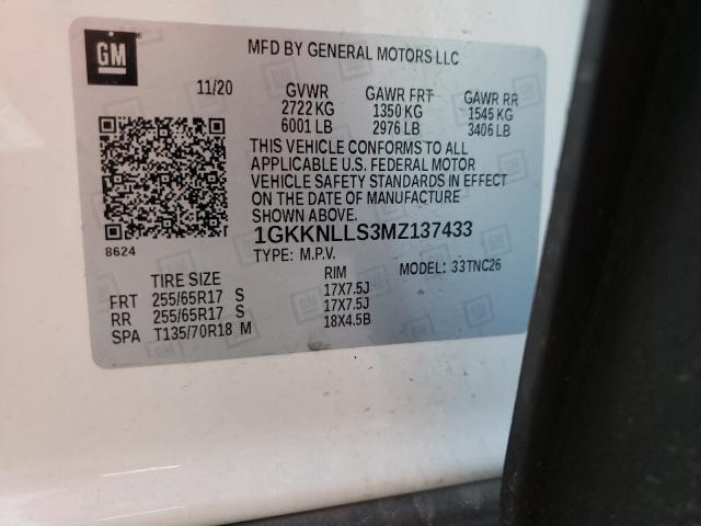 2021 GMC ACADIA AT4 1GKKNLLS3MZ137433
