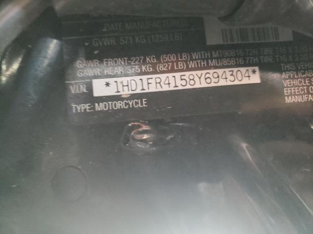 2008 HARLEY-DAVIDSON FLHRC 1HD1FR4158Y694304
