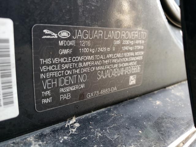 2017 JAGUAR XE PREMIUM SAJAD4BV4HA976606