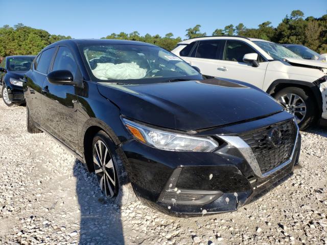Salvage cars for sale from Copart Houston, TX: 2021 Nissan Sentra SV
