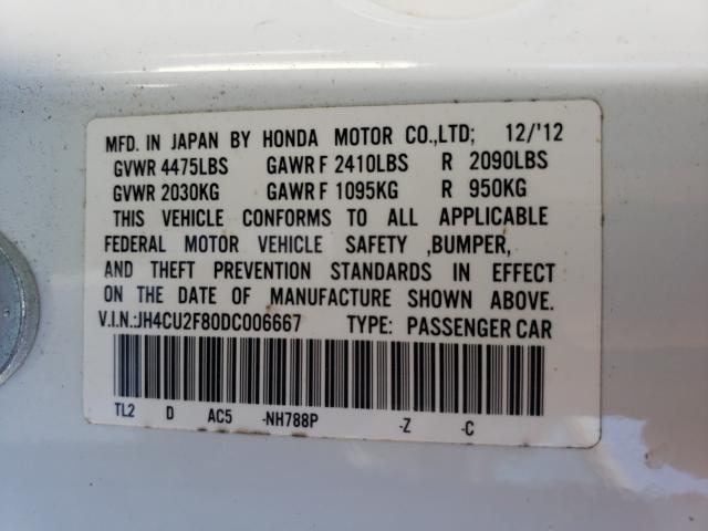 2013 ACURA TSX SE JH4CU2F80DC006667