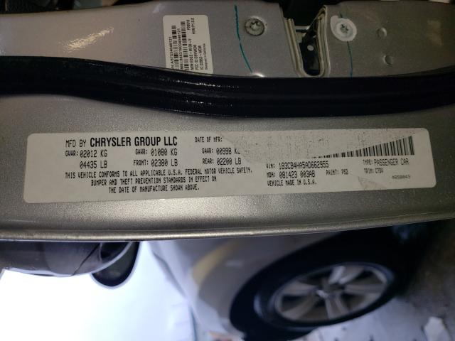 2010 DODGE CALIBER SX 1B3CB4HA5AD662955