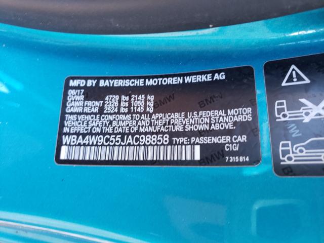 2018 BMW 440XI WBA4W9C55JAC98858