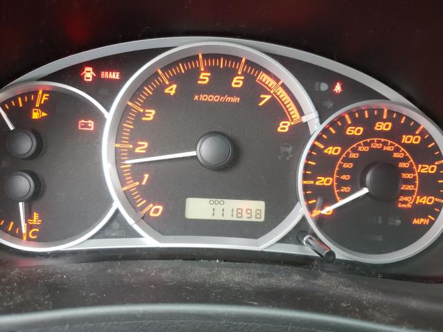2011 SUBARU IMPREZA WR JF1GV7F64BG521422