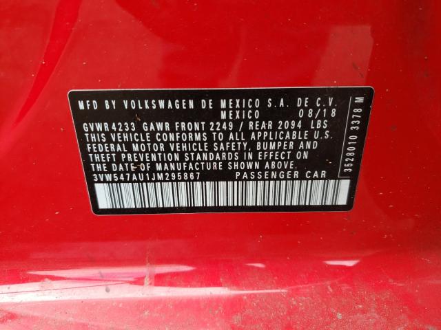 2018 VOLKSWAGEN GTI S 3VW547AU1JM295867
