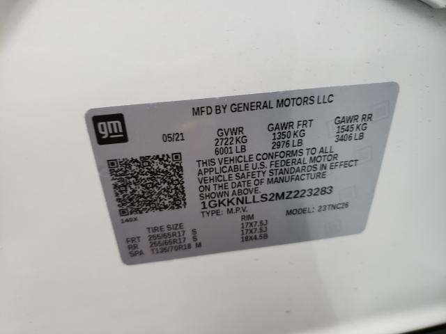 2021 GMC ACADIA AT4 1GKKNLLS2MZ223283