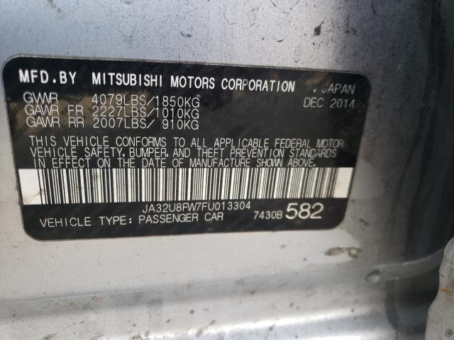 2015 MITSUBISHI LANCER GT JA32U8FW7FU013304